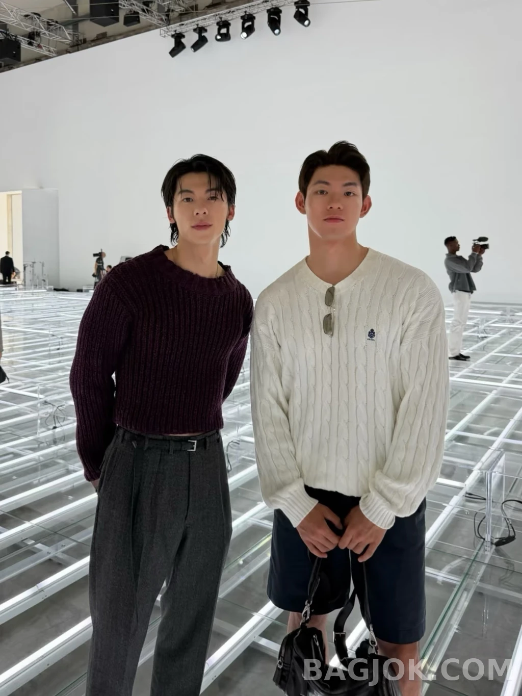 프라다 프라다 꽈배기 니트 상세 이미지