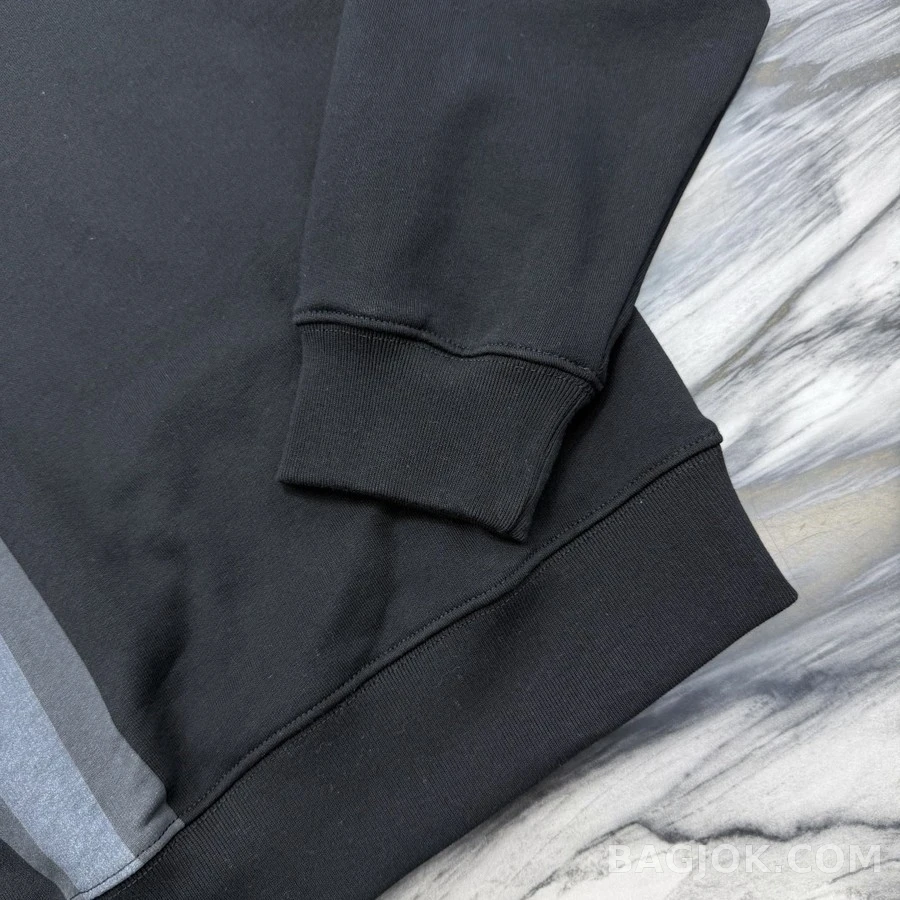 구찌 구찌 엠블럼 스트라이프 후드티 상세 이미지