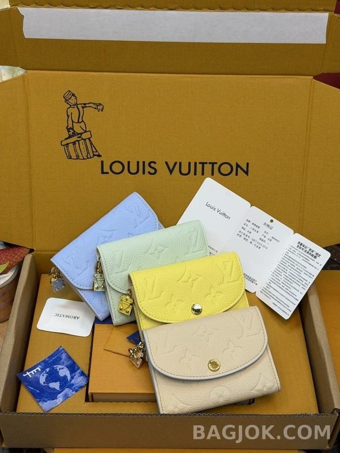 루이비통 루이비통 모노그램 앙프렝뜨 로잘리 지갑 상세 이미지