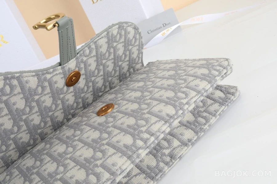 디올 디올 스몰 새들 파우치 위드 체인 상세 이미지