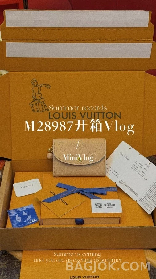루이비통 루이비통 로잘리 펄 참 쁘띠 월렛 상세 이미지