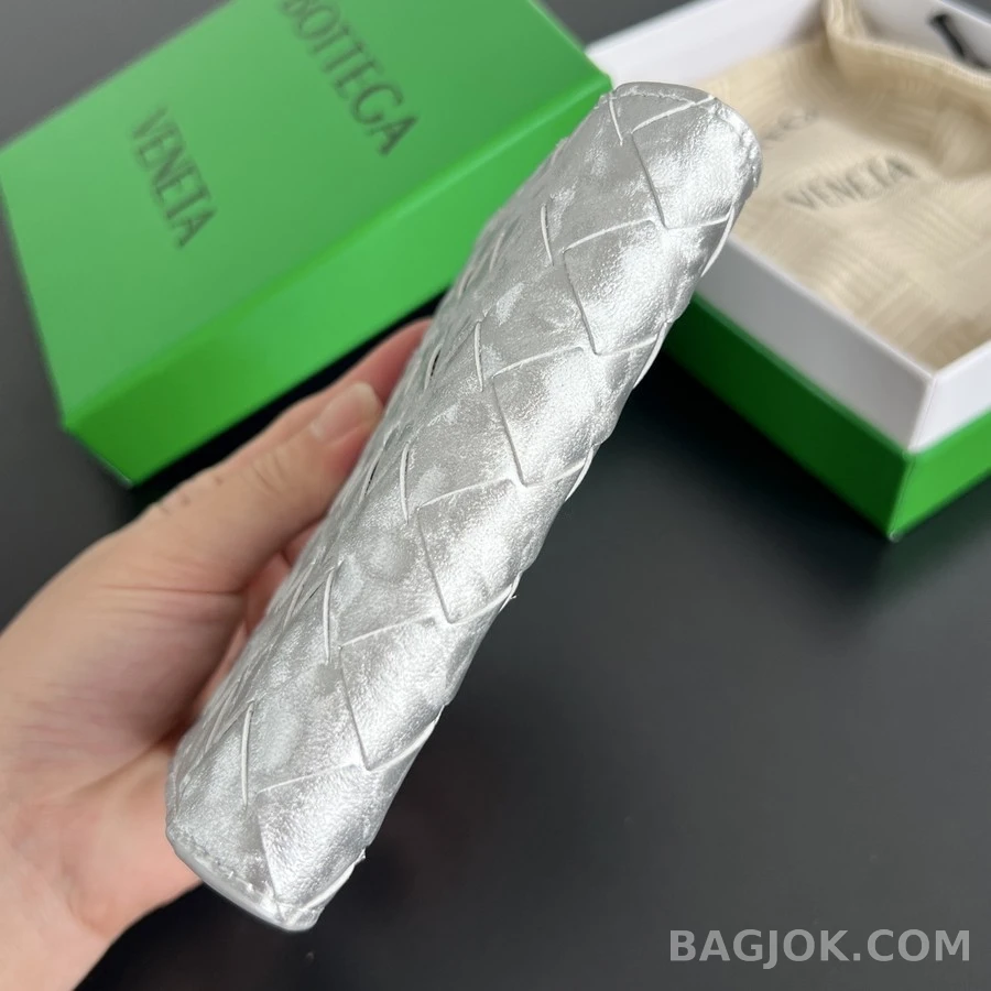 보테가베네타 보테가 베네타 인트레치아토 스몰 바이폴드 월렛 상세 이미지