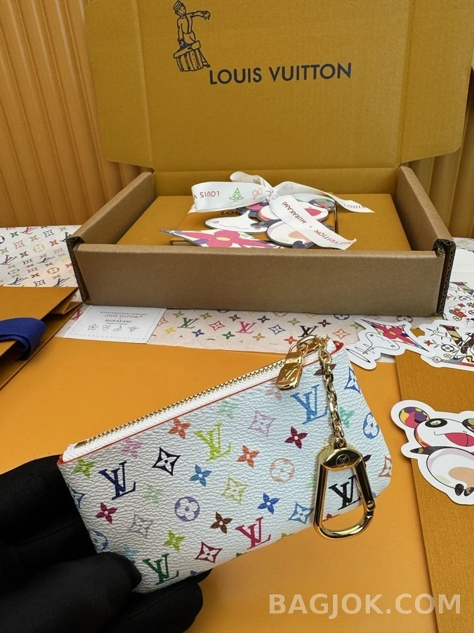 루이비통 루이비통 무라카미 모노그램 멀티컬러 키 파우치 상세 이미지