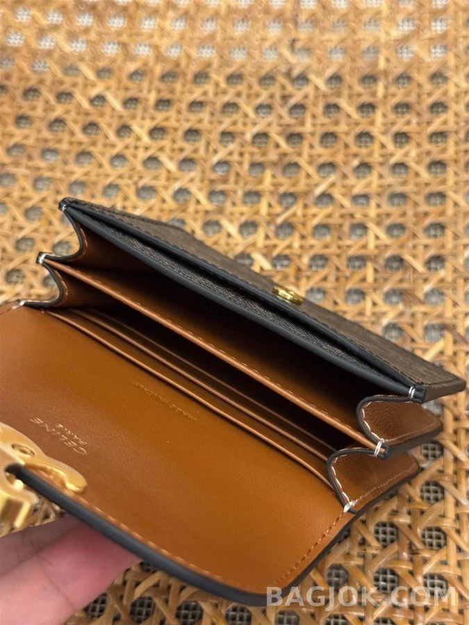 셀린느 셀린느 트리옹프 플랩 카드지갑 트리옹프 캔버스 상세 이미지