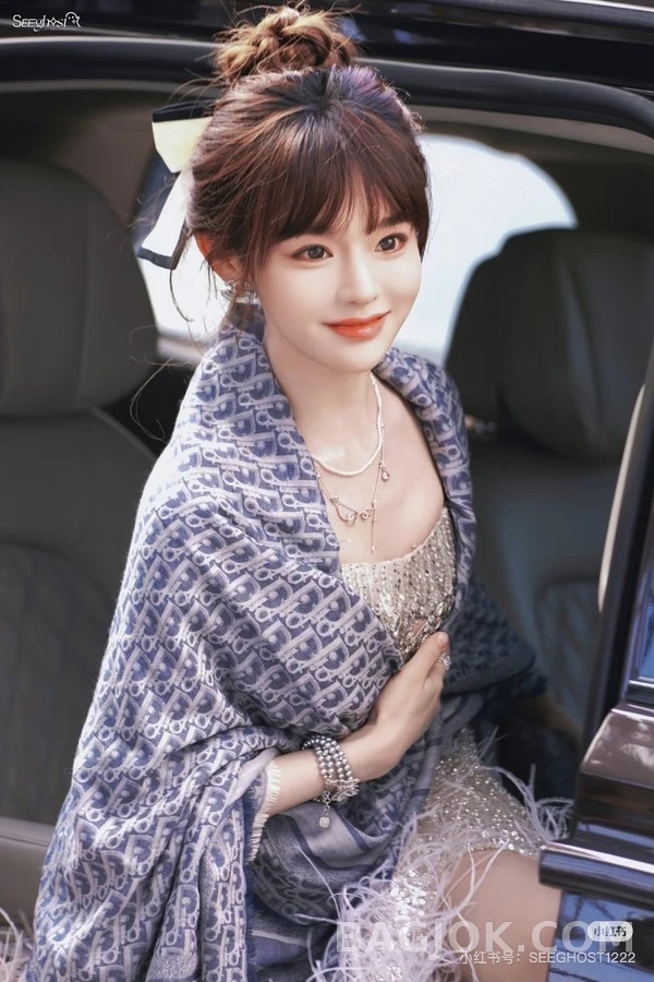 디올 디올 오블리크 패턴 스카프 상세 이미지