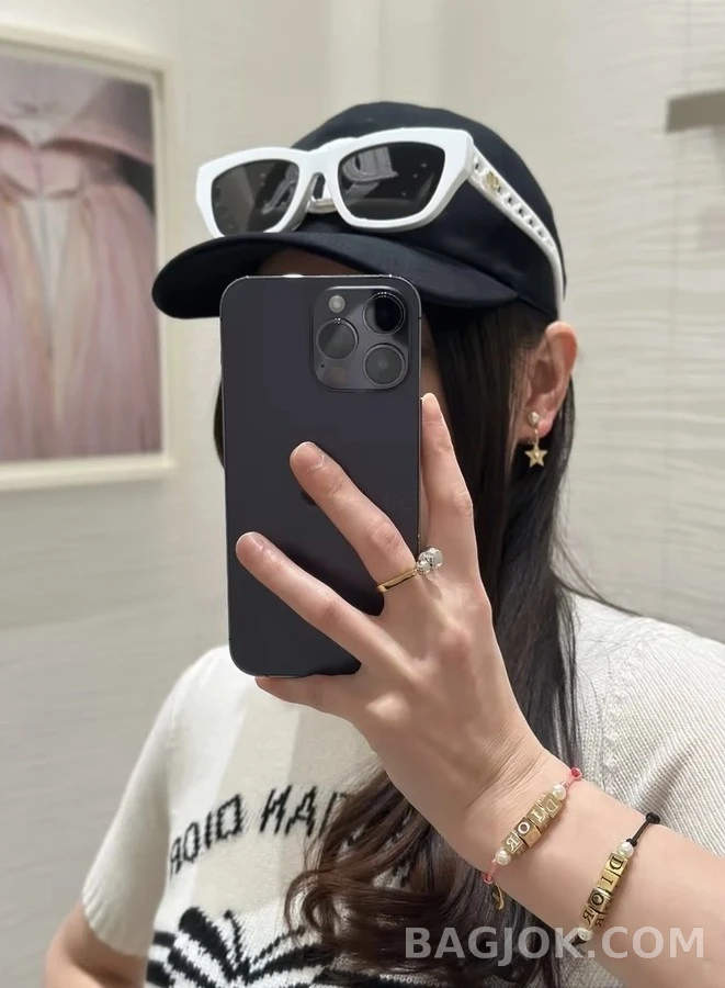 디올 디올 레터링 큐브 진주 팔찌 상세 이미지