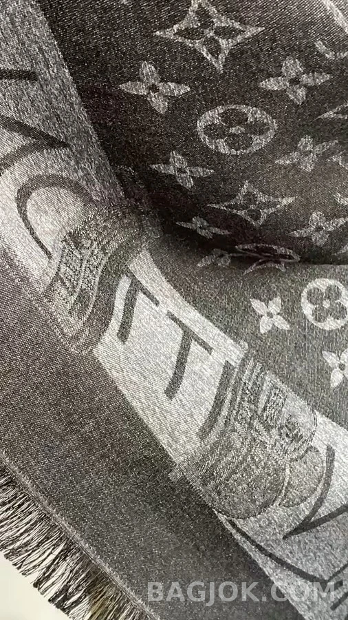 루이비통 루이비통 모노그램 더블 페이스 블랭킷 숄 상세 이미지