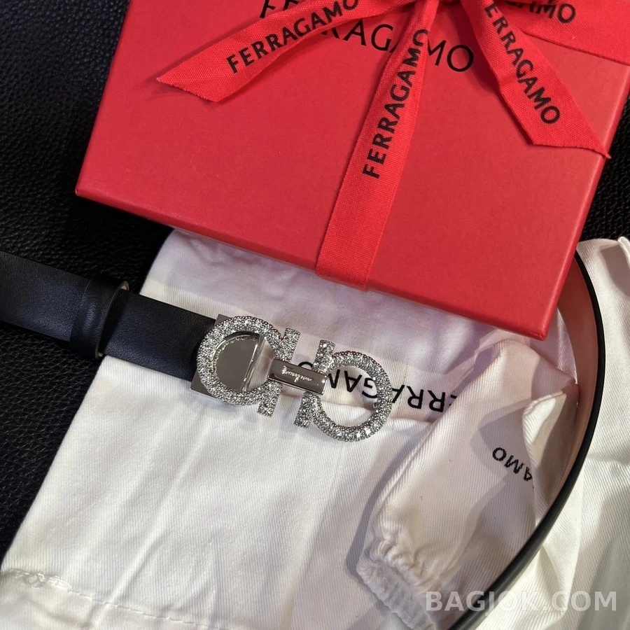 페라가모 페라가모 크리스탈 간치니 벨트 상세 이미지