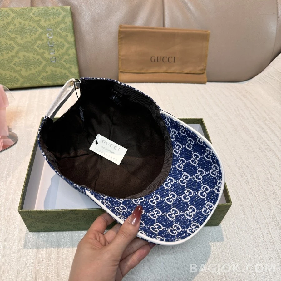 구찌 구찌 눈꽃 더블G 볼캡 상세 이미지