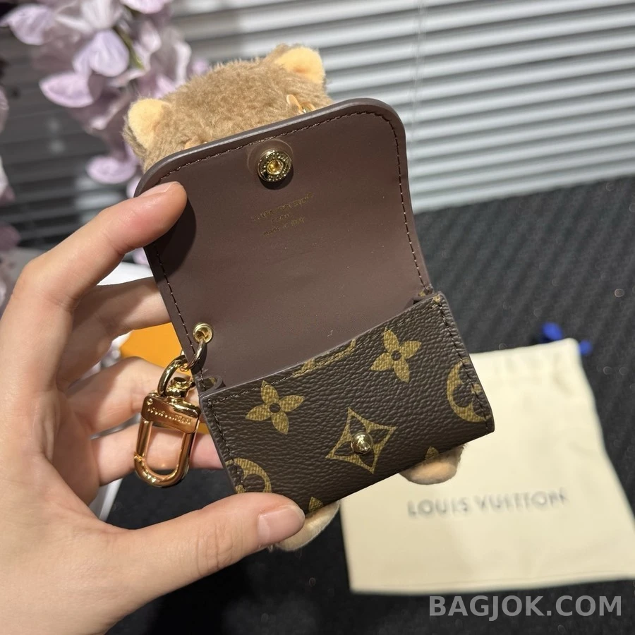 루이비통 루이비통 모노그램 캔버스 베어 키링 상세 이미지
