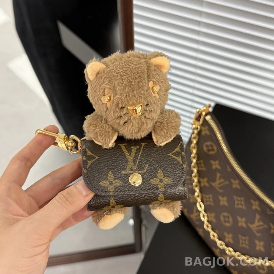 루이비통 루이비통 모노그램 캔버스 베어 키링 상세 이미지