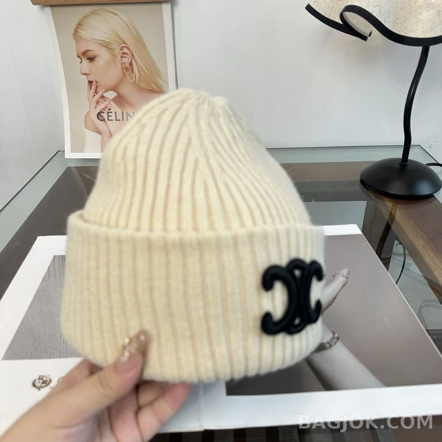 셀린느 셀린느 트리옹프 로고 비니 상세 이미지