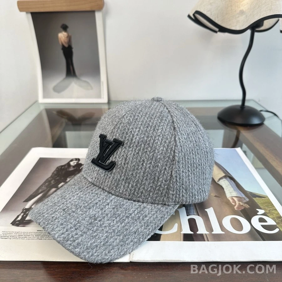 루이비통 루이비통 로고 니트 볼캡 상세 이미지