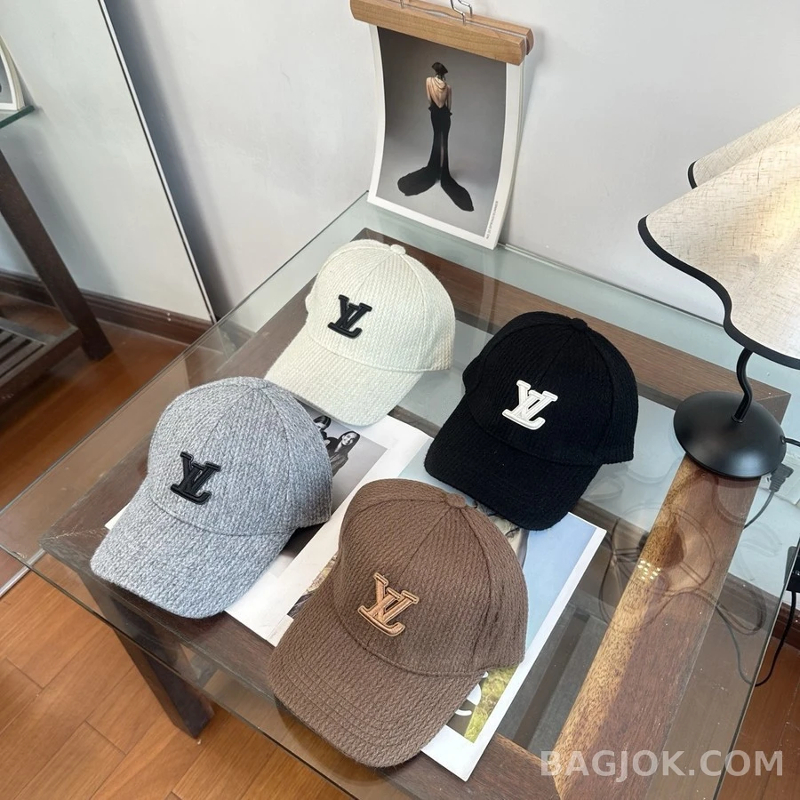 루이비통 루이비통 로고 텍스처 볼캡 상세 이미지