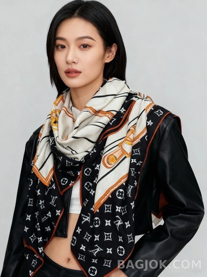 루이비통 루이비통 모노그램 트래블 스카프 상세 이미지