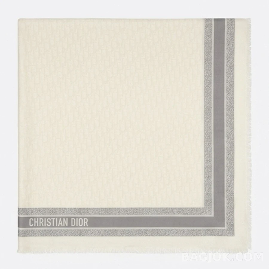 디올 오블리크 자카드 숄_대표이미지