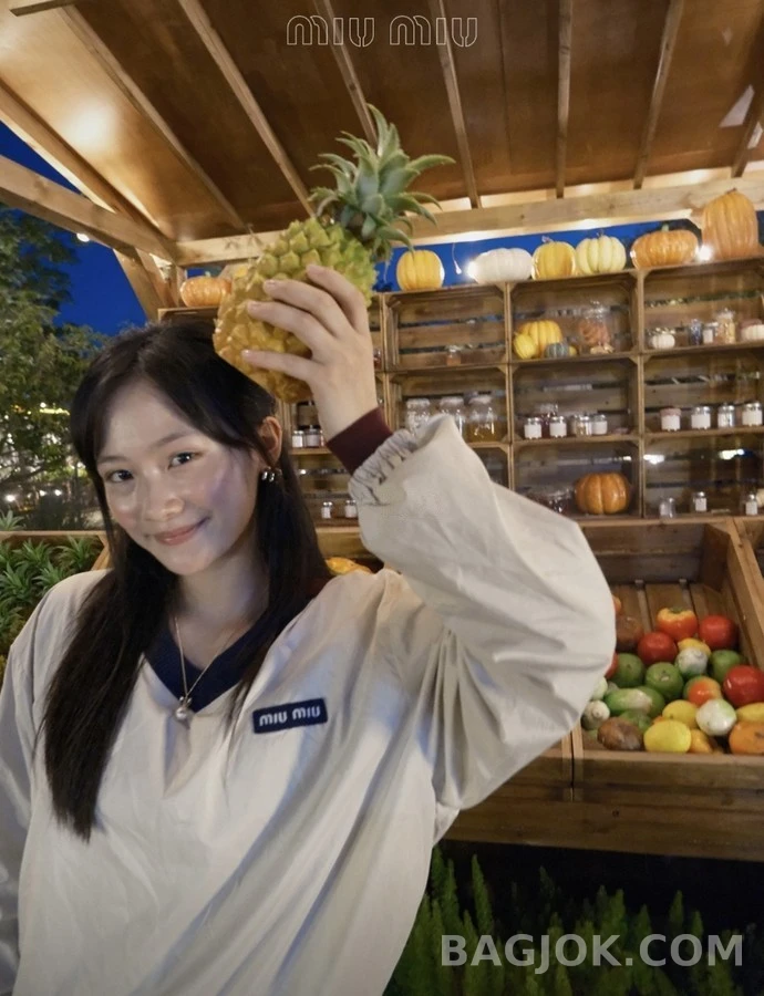 미우미우 미우미우 애플 진주 목걸이 상세 이미지