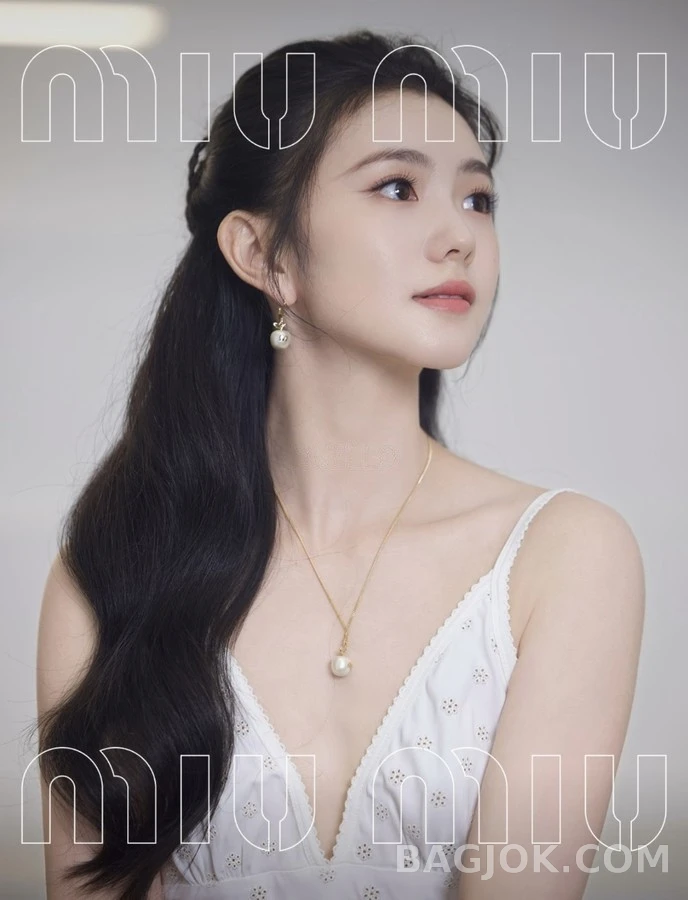 미우미우 미우미우 애플 진주 목걸이 상세 이미지