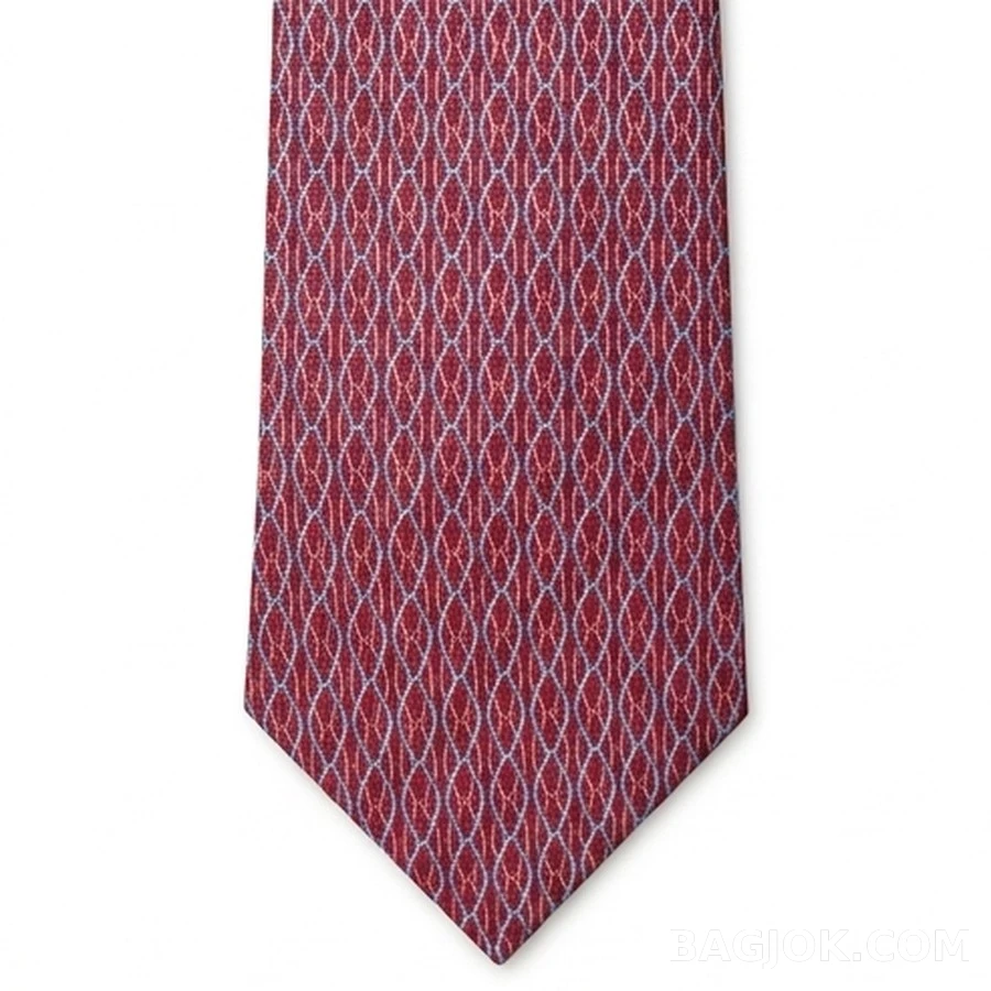 에르메스 H 그물망 프린트 넥타이_대표이미지