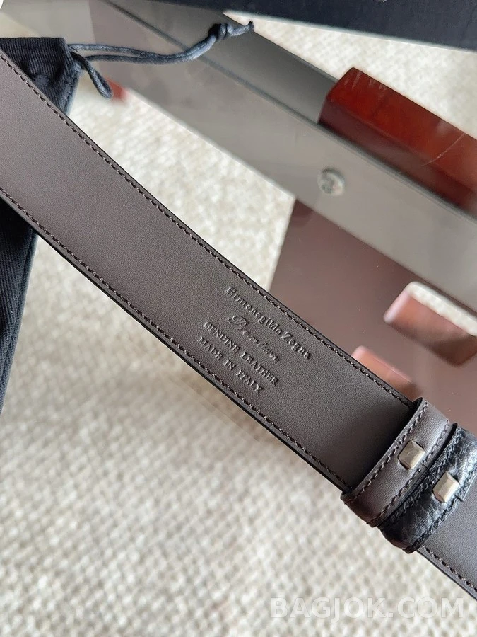 제냐 제냐 Z 로고 양면 벨트 상세 이미지
