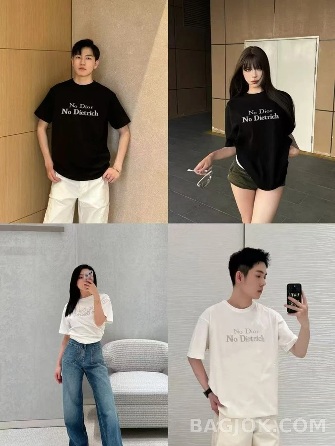 디올 디올 레터링 맨투맨 상세 이미지