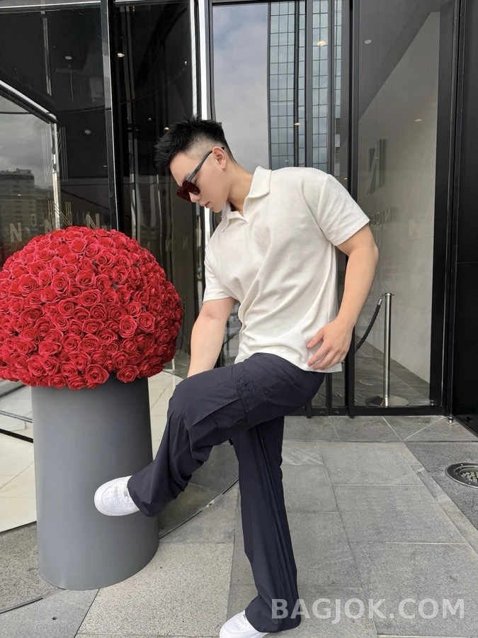 디올 디올 레터링 자수 카고 팬츠 상세 이미지