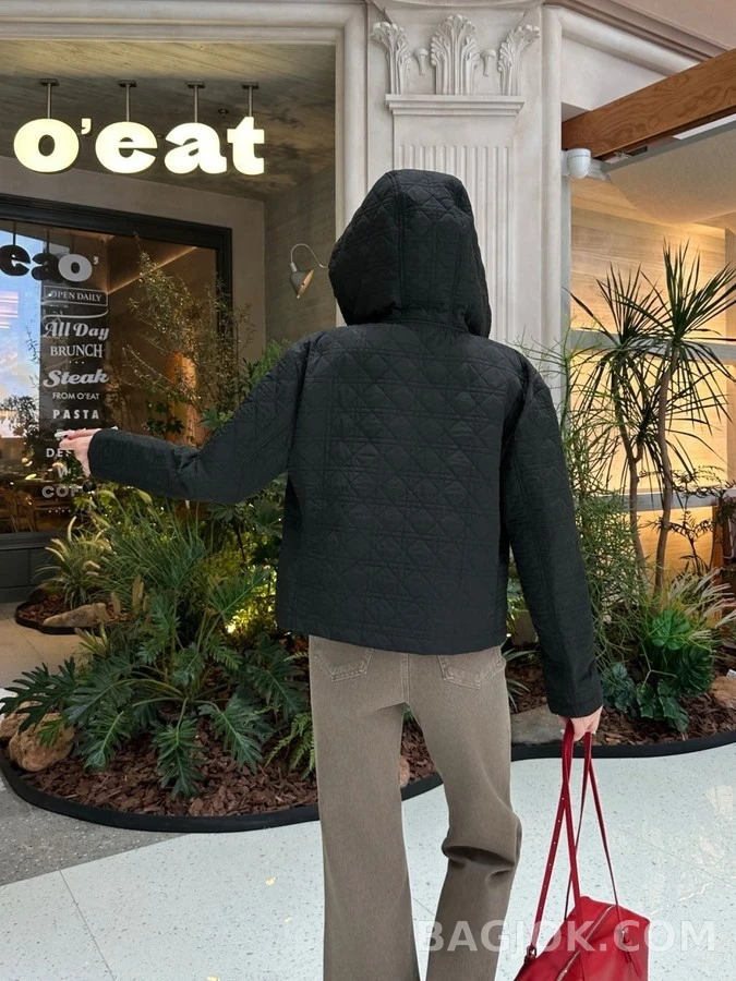 디올 디올 레터링 퀼팅 후드 집업 상세 이미지