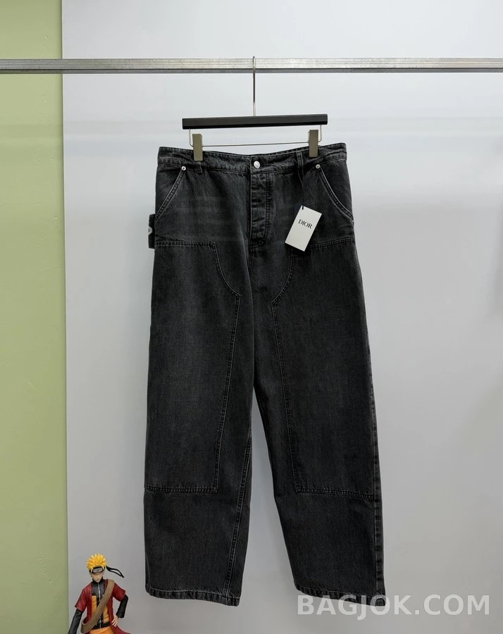 디올 디올 로고 워크웨어 데님 팬츠 상세 이미지