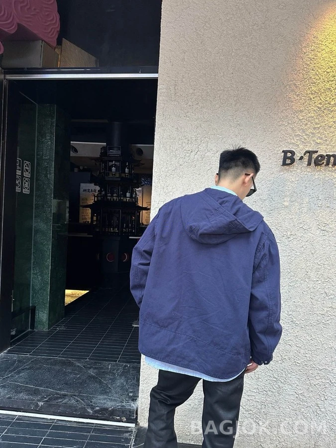 디올 디올 로고 자수 후드 집업 자켓 상세 이미지