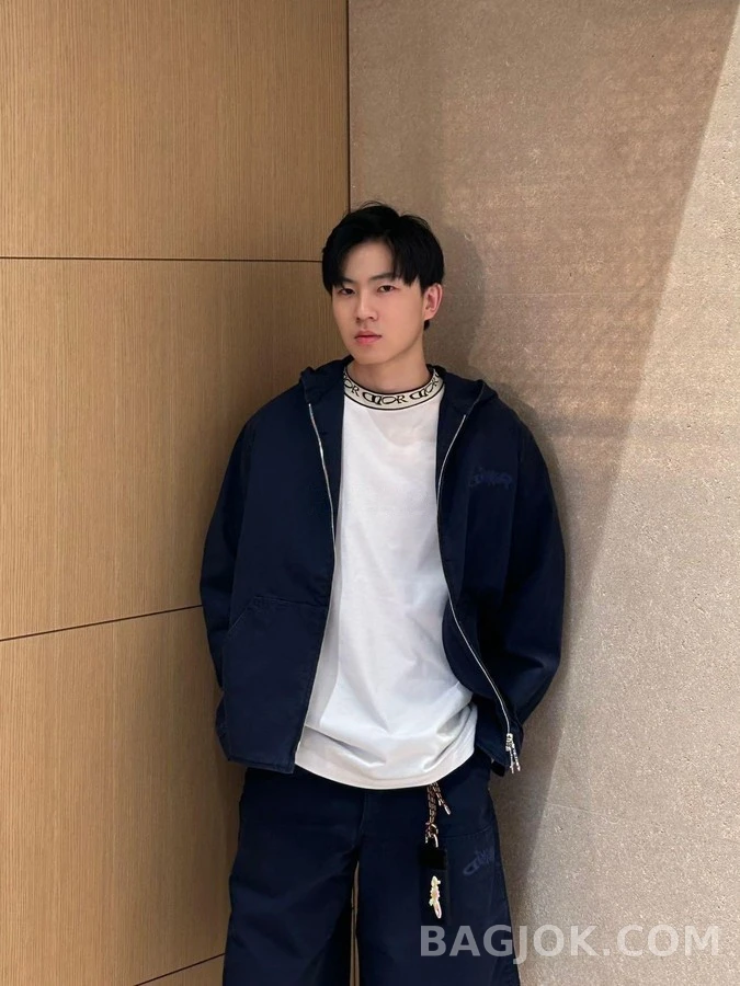 디올 디올 로고 자수 후드 집업 자켓 상세 이미지