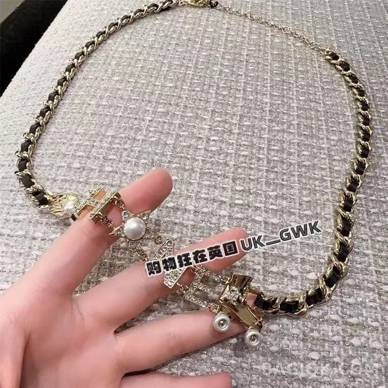 샤넬 샤넬 레터링 체인 목걸이 상세 이미지
