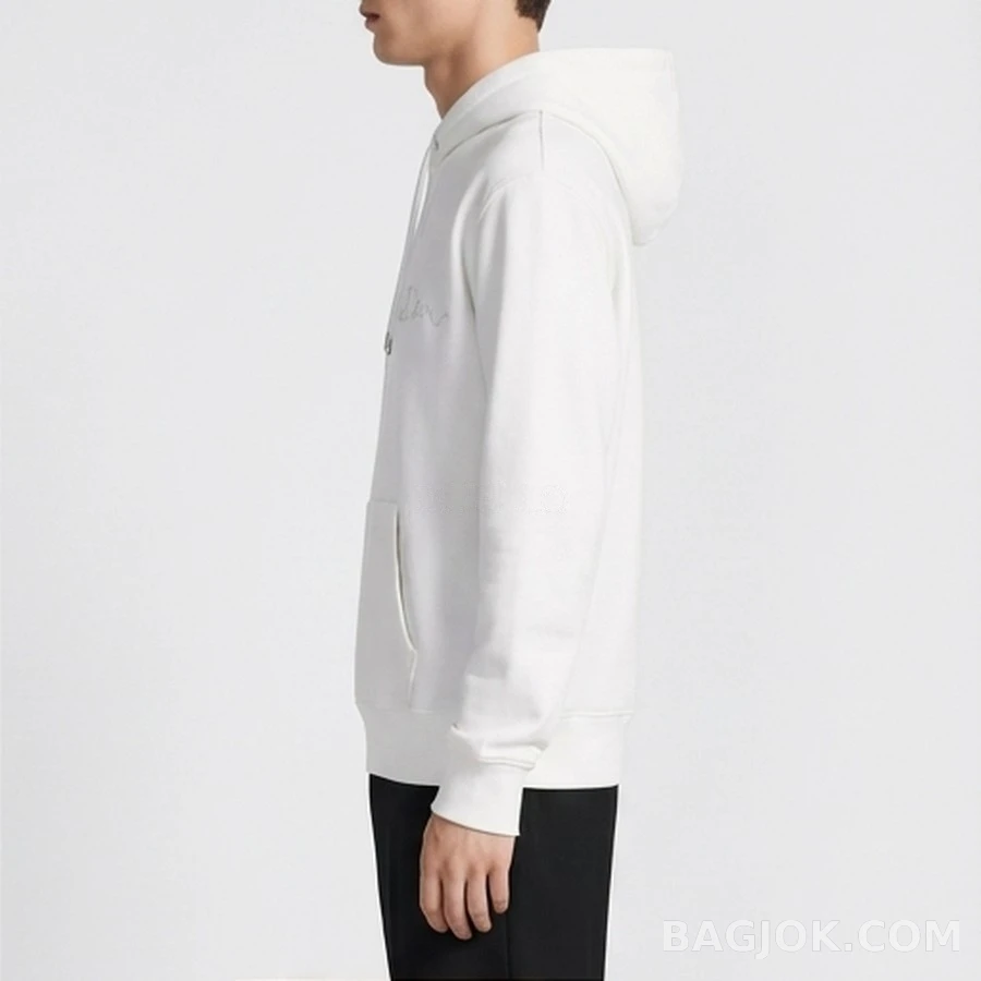 디올 디올 리본 로고 후드 맨투맨 상세 이미지