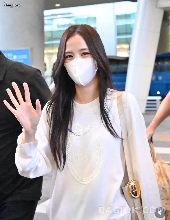 디올 디올 리본 프레임 로고 맨투맨 상세 이미지