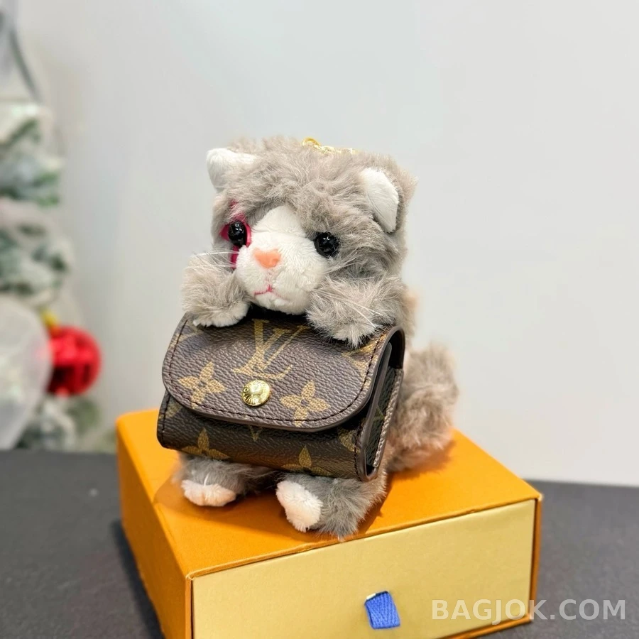 루이비통 루이비통 모노그램 고양이 인형 키링 상세 이미지