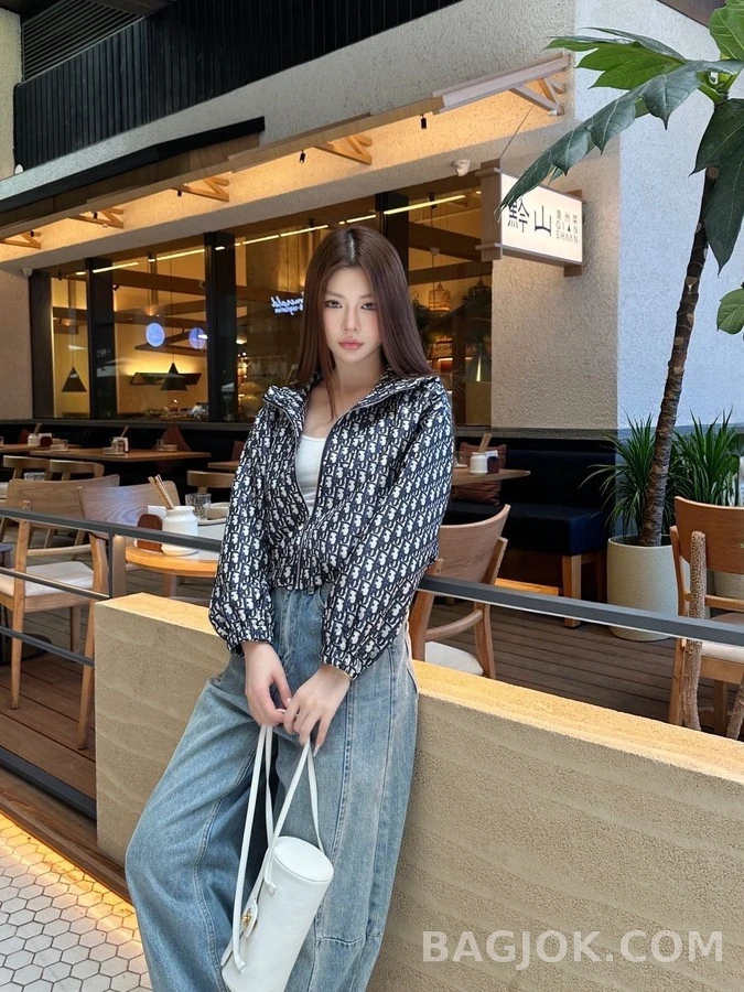 디올 디올 모노그램 후드 바람막이 상세 이미지