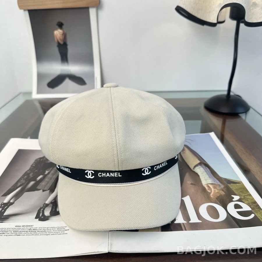 샤넬 샤넬 로고 밴드 캡모자 상세 이미지