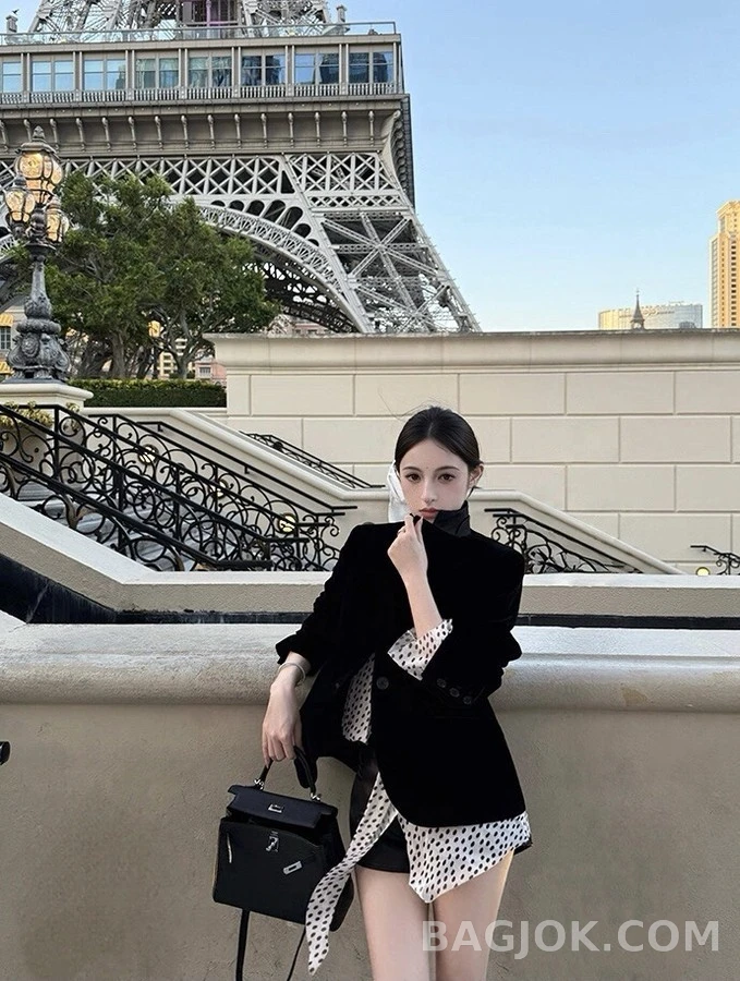 디올 디올 벨벳 스탠드넥 자켓 상세 이미지