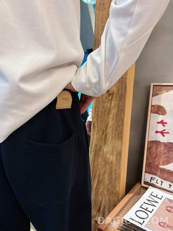 디올 디올 사이드 스트라이프 캐주얼 팬츠 상세 이미지