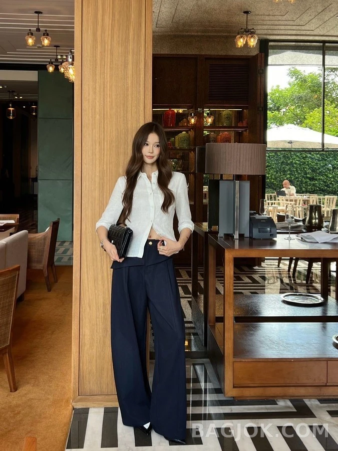 디올 디올 스커트 레이어드 와이드 팬츠 상세 이미지