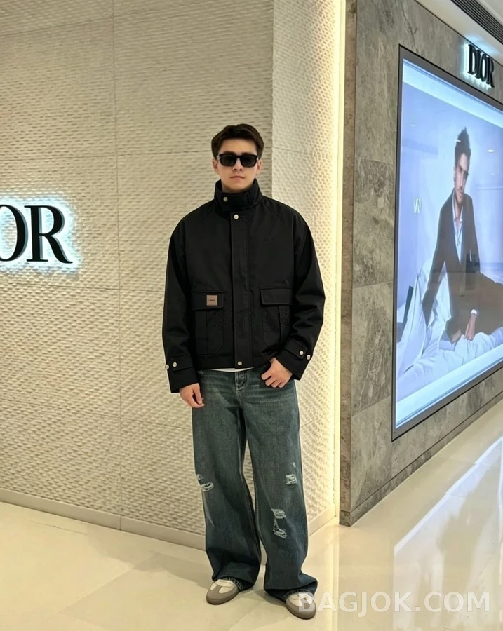 디올 디올 스탠드넥 포켓 워크 자켓 상세 이미지