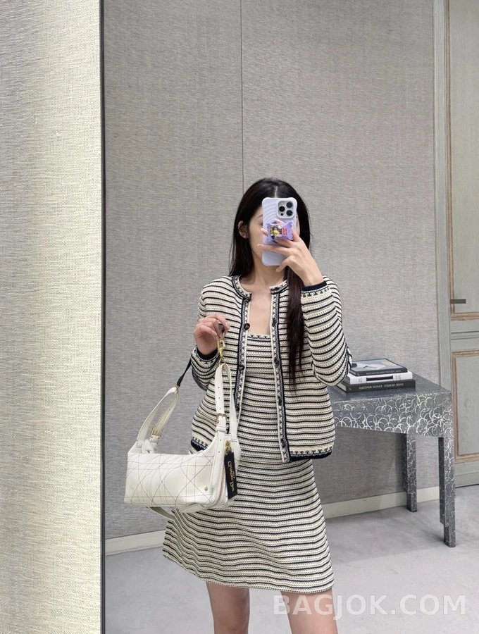 디올 디올 스트라이프 가디건 상세 이미지