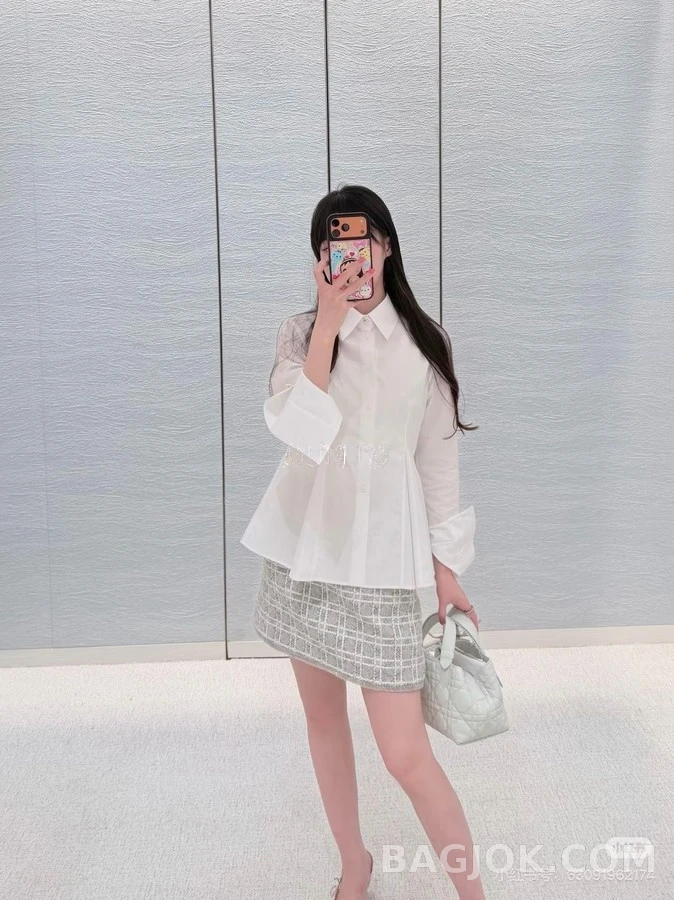 디올 디올 슬림핏 긴팔 셔츠 상세 이미지