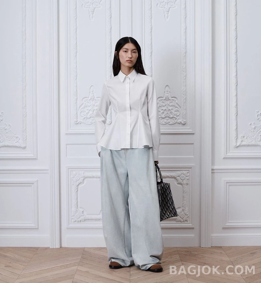 디올 디올 슬림핏 긴팔 셔츠 상세 이미지