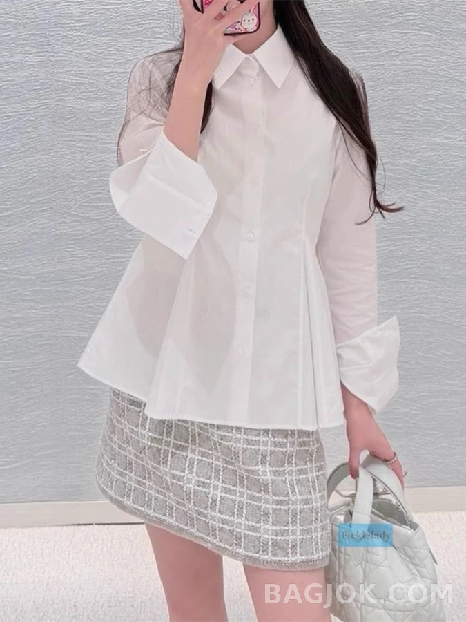 디올 디올 슬림핏 긴팔 셔츠 상세 이미지