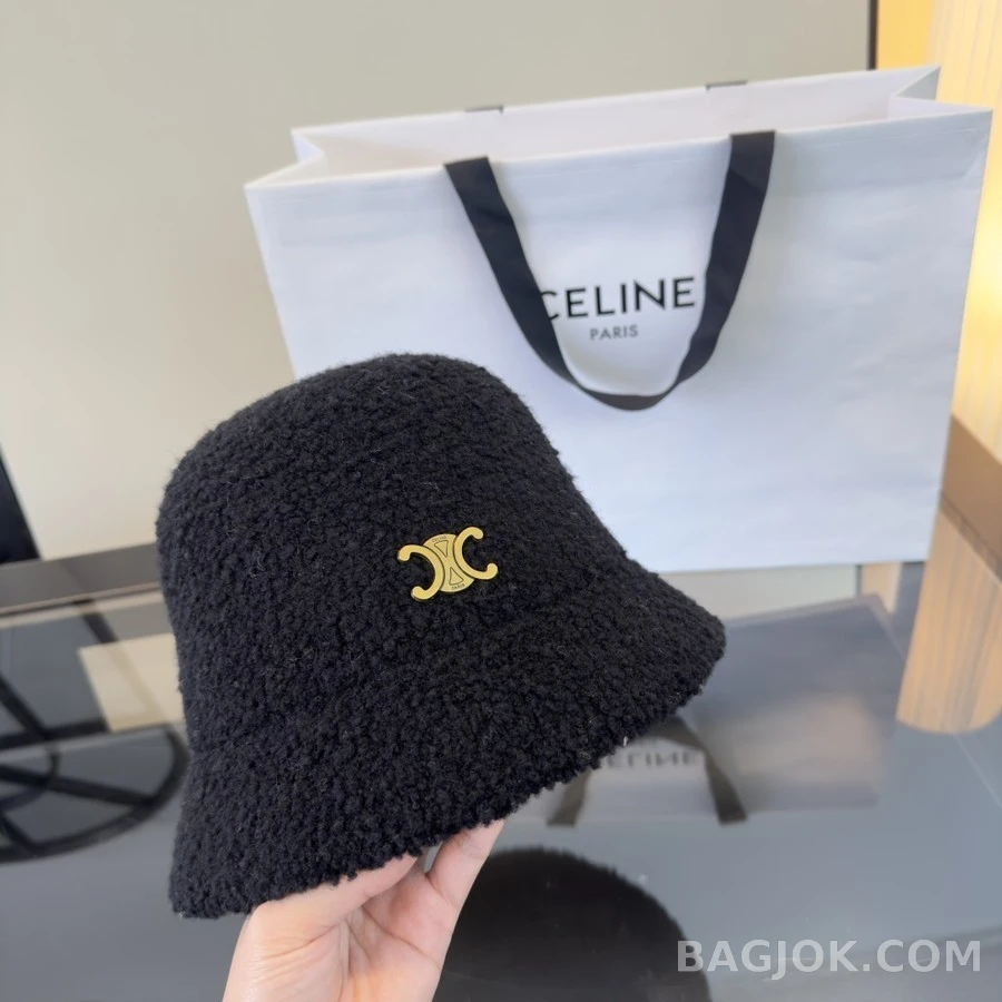 셀린느 셀린느 트리옹프 셔파 버킷햇 상세 이미지