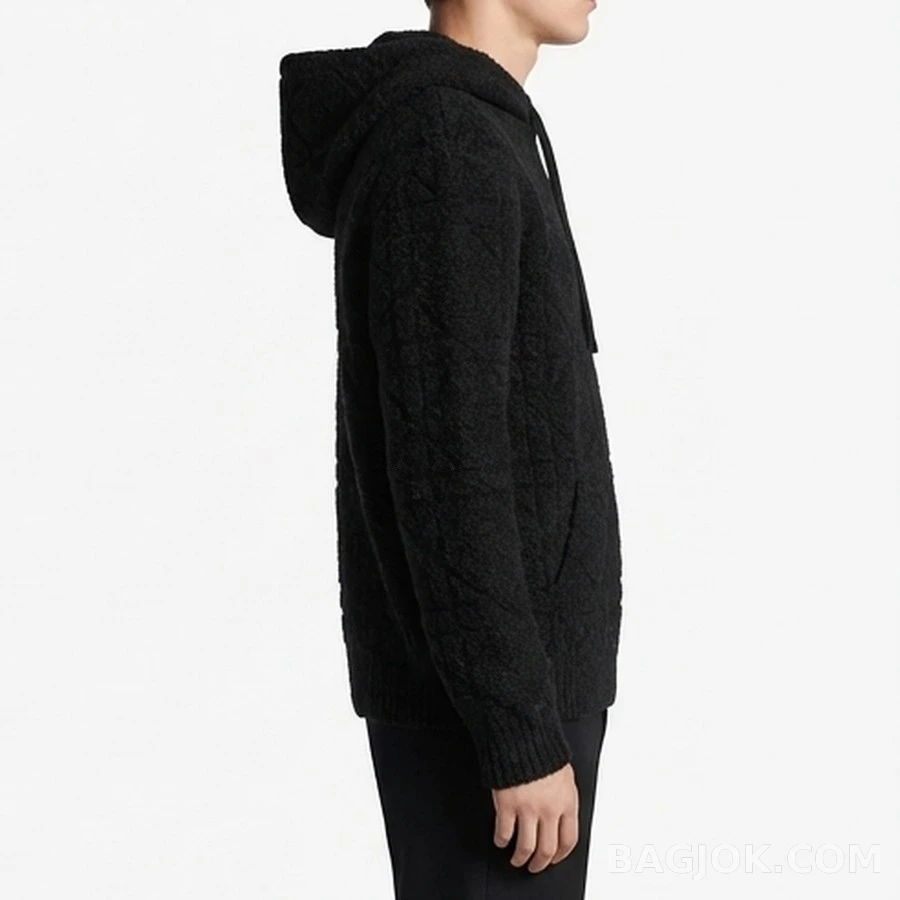 디올 디올 양모 다이아몬드 니트 후드 상세 이미지