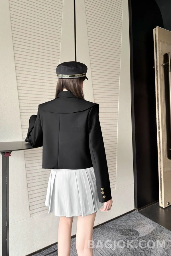 디올 디올 엠블럼 자수 세일러 칼라 자켓 상세 이미지
