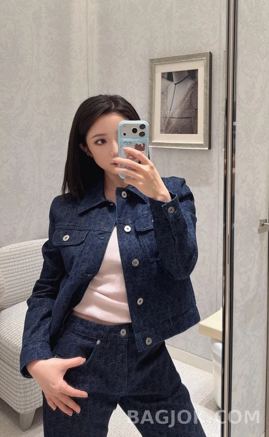 디올 디올 오블리크 데님 자켓 상세 이미지