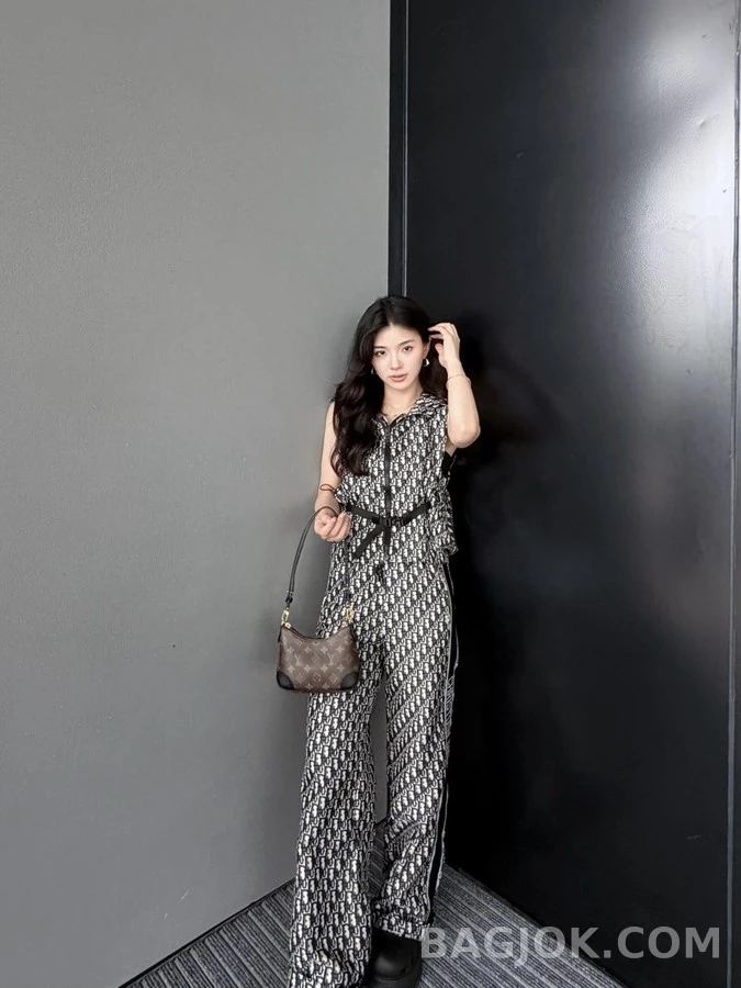 디올 디올 오블리크 모노그램 후드 슬리브리스 상세 이미지