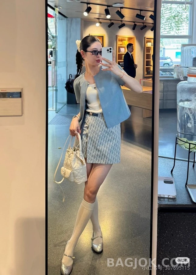디올 디올 오블리크 자카드 스커트 팬츠 상세 이미지